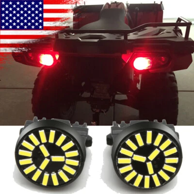 RED LED TAIL LIGHT BULBS FOR 2009-2013 Polaris RZR S 800 pn 4011064 taillight US - Image 1 of 4
