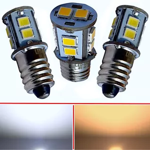 E10 LED 6V Christmas Advent Star Lighting Screw Mount Warm White Bulb White - Picture 1 of 4