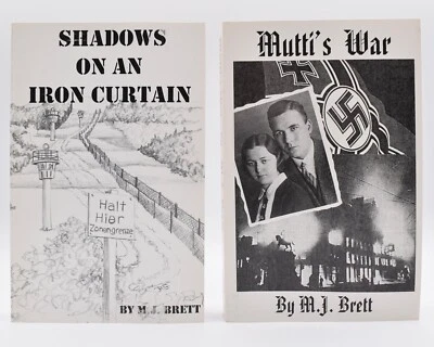 Shadows on an Iron Curtain + Mutti's War by M.J. Brett, 2 Books SIGNED by Author - Image 1 of 4