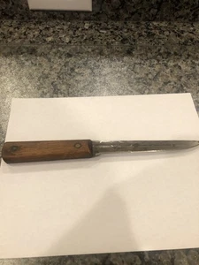 Vintage altes Hickory Metzger/Küchenmesser 6" Zoll Klinge - Bild 1 von 6