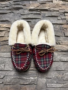 LL Bean Mujer’s Wicked Good Mocasines Cuadros Talla 7 Estilo 505049 ¡Limpios!  - Imagen 1 de 6