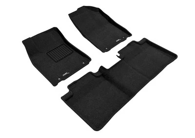 For 2013-2018 LEXUS ES ES HYBRID Floor Mat ELEGANT BLACK R1 R2 - Image 1 of 4