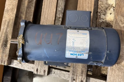 LEESON DC MOTOR UU7 3/4 HP MODEL C42D17FK7A 1750 RPM 90 VDC FR VSS56C - Image 1 of 4