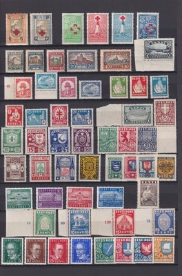 ESTONIA 1926/1940 17 COMPL SETS + 4 BLOCKS MNH ** MI € 800,- - Image 1 of 2