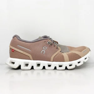 On Womens Cloud 5 Beige Running Shoes Sneakers Size 7 - Picture 1 of 12