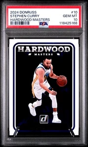 2024 PANINI DONRUSS HARDWOOD MASTERS #10 STEPHEN CURRY PSA 10 - Picture 1 of 2