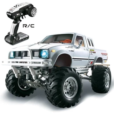 HG P407 Metal 4x4 1/10 Pickup RTR 4WD Off-Road Rally Race Crawler Car com Bateria - Imagem 1 de 4
