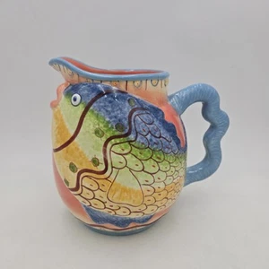 Jarra de cerámica para peces multicolores de Bella Casa (Ganz) | Doble cara - Imagen 1 de 18