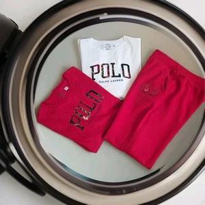 Pre-loved Boys Sz Xl Ralph Lauren Joggers And Long Sleeve Tee Shirts Bundle. - Picture 1 of 19