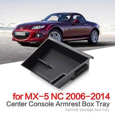 Car Armrest Storage Box for Mazda MX-5 NC 2006-2014 Center Console Tidying Case - Image 1 of 4