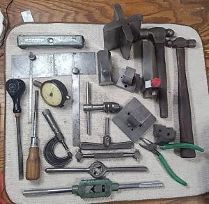 MACHINIST TOOLS DREHBANK FRÄSE MACHINIST LOT BLÖCKE Snap-on Starrett Lufkin Plumb. - Bild 1 von 22