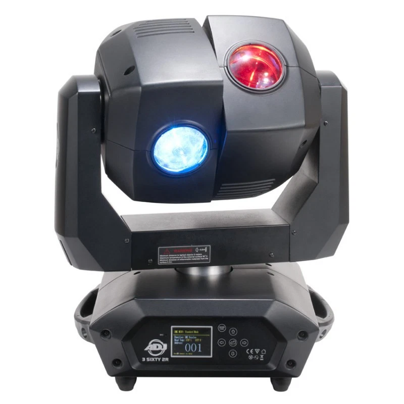 American DJ 3 SIXTY 2R 3 DMX Channel Dual Moving Head Fixture 400 Watt Light - Image 1 of 1