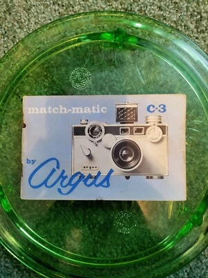 Argus C3 Film Camera Manual + Other Argus Manuals Vintage Photography  - Image 1 of 3