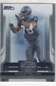 ROBERT POLLARD 2006 DONRUSS PLAYOFF GRIDIRON GEAR #58 SEATTLE SEAHAWKS