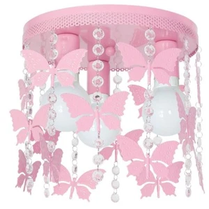 Luces de techo Elza motyl/mariposa rosa claro 3 lámparas colgantes de techo lámpara - Imagen 1 de 1