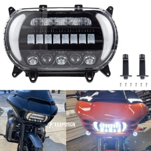 LED Headlight w/ Turn Signal Lamp Plug&Play For Harley Road Glide 2015-2025 - Picture 1 of 10