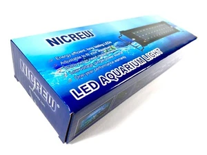 NICREW LED AQUARIUM LIGHT ZJL-40A ~ 12"-18" ~ Adjustable ~ Low Voltage ~ NIB - Picture 1 of 7
