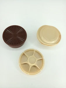 Vintage 80's Tupperware Magnets Set Of 3 Japan - Picture 1 of 8