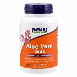 Aloe Vera Gels 250 Soft Gels By Now Foods - Picture 1 of 1