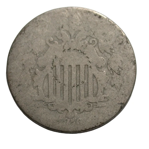 1876 Shield Nickel Cover