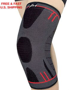 KNEE Compression Sleeve Supports Movements Arthritis Pain Crossfit Gym SPORTING