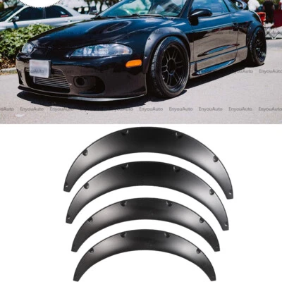 32" For Mitsubishi Eclipse Universal Fender Flares Wheel Arches Wide Body 4Pcs  - Image 1 of 4