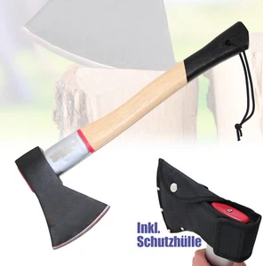 Axt Beil Holz spalten 1,2 Kg Hickory-Griff 50 cm Spaltaxt Handbeil Spalthammer - Bild 1 von 10
