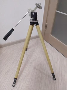 Soviet vintage photo tripod FSHU-5 USSR Фотокиноштатив ФШУ-5 СССР - Picture 1 of 24