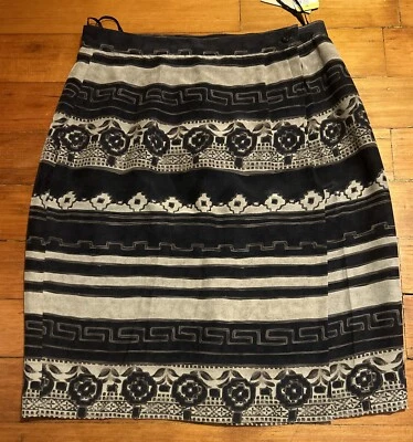 Falda Vintage Jones New York Celestial Dusk Talla 12 100% Seda Nueva Con Etiquetas Foto 1 de 4