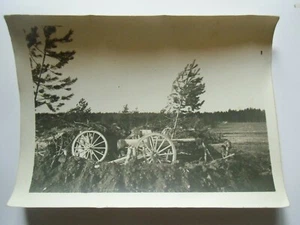 Krieg 14-18 WWI Fotografie Kanone, Kasematte  - Bild 1 von 2