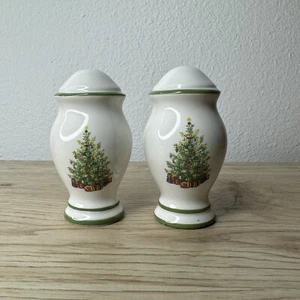 Christopher Radko Holiday Celebrations Weihnachtsbaum Salz und Pfefferstreuer - Bild 1 von 12