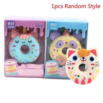 Stationery Kawaii Animal Erasers Student Supplies Cute Donut Cartoon Donut ZY • 6.11€