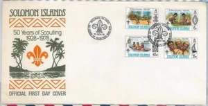 42558 -SOLOMON ISLANDS - Postal History - FDC COVER 1978   BOY SCOUTS - Picture 1 of 1