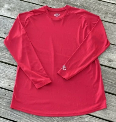 Russell Athletic Size XL Youth Sports Red Undershirt Layering Performance - Image 1 of 4