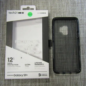 TECH 21 PURE CLEAR HANDYHÜLLE, PASSEND FÜR SAMSUNG GALAXY S9+, SCHWARZ, BITTE LESEN! 3602 - Bild 1 von 2