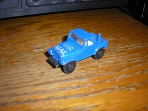 Vintage Nice Playart US Mail Delivery Jeep Blue MISSING BACK COVER Free SHIP - Picture 1 of 4