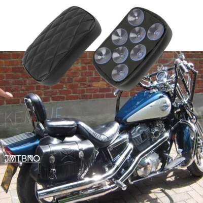 Fender Rear Pillion Passenger Pad Seat 8 Suction Cup For Honda Shadow Spirit 750 - Image 1 of 4