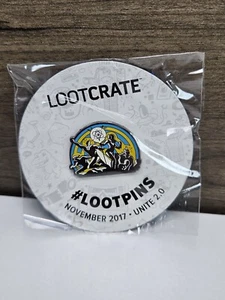 LOOTCRATE November 2017 UNITE 2.0 Pin LOOTPINS Button Sammlerstück VERSIEGELT! BNIP - Bild 1 von 3