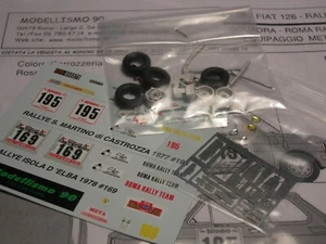 Modellismo 90 1/43 TK.02 Transkit Fiat 126 Rally Isola Elba 1978 Meta NEU - Bild 1 von 4