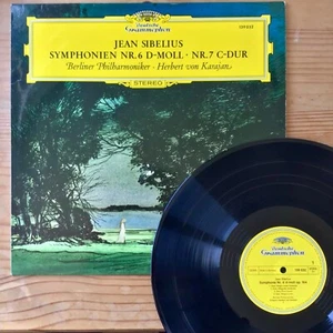 Sibelius ~ Symphony No. 6 & 7 ~ Karajan ~ Berlin PO (DGG 139032) Vinyl Import - Picture 1 of 9