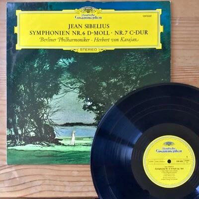 Sibelius ~ Symphony No. 6 & 7 ~ Karajan ~ Berlin PO (DGG 139032) Vinyl Import - Image 1 of 4