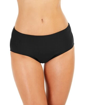 MSRP $48 Calvin Klein Tummy-Control Bikini Bottoms Swimsuit Black Size XL - Image 1 of 2