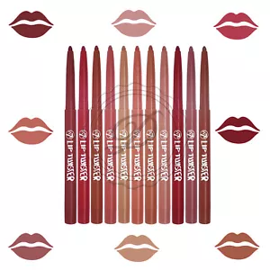 W7 Lip Twisters - Colours Crayon Outline Liner Red Pink Nude Natural Draw Define - Picture 1 of 13