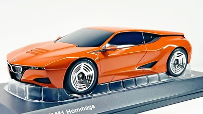 BMW M1 Hommage Concept Car 1/18 Caja de concesionario naranja metálico Norev Diecast Nuevo en caja Foto 1 de 4