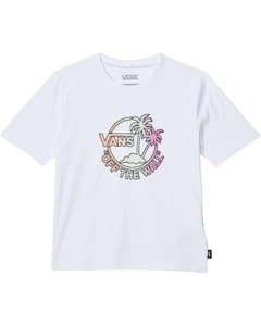 Brand New Little Kids Vans Palm Sun Shirt White Size 5/M - Picture 1 of 1