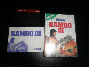 Master System - Rambo III 3 - 100 % Complet