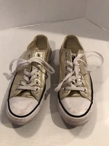 Size 7 - Converse All Star Low Gold - Picture 1 of 8