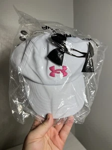 Damen Under Armour Blitzing verstellbare Kappe Einheitsgröße grau/pink - Bild 1 von 3