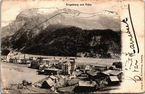 Schweiz Engelberg mit Titlis alte Postkarte B138 - Bild 1 von 2
