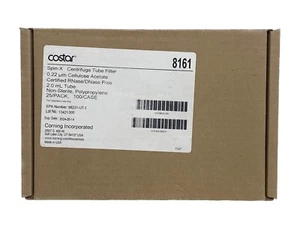 100/Cs CORNING Spin-X 2mL Filter Centrifuge Tubes 0.22um Cellulose Acetate 8161 - Picture 1 of 5